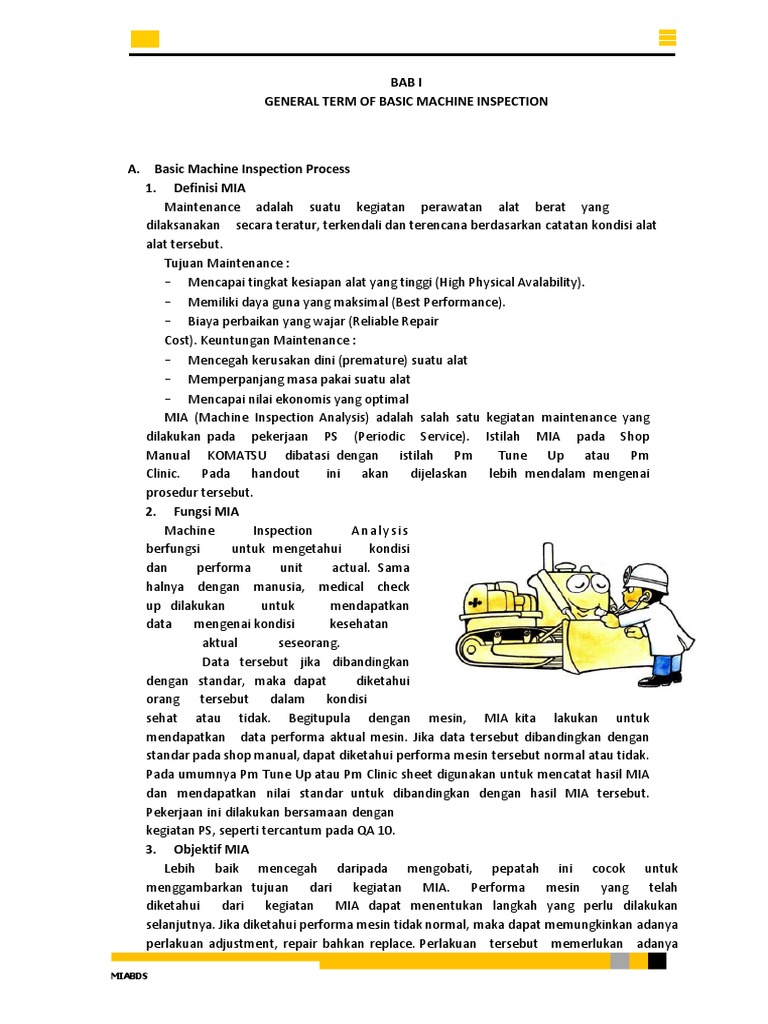 Handout MIA Small Bulldozer | PDF