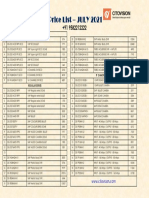 Price List Hikvision July 2021