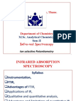 M.sc. Part I 1.3 Infrared Spectrophotometry