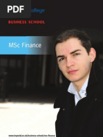 MSC - Finance - Brochure - PDF Imperial College of London