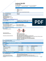 Rescobond AA-22S Safety Data Sheet Provides Cancer Risk Information
