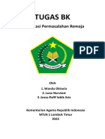 Tugas BK: Identifikasi Permasalahan Remaja