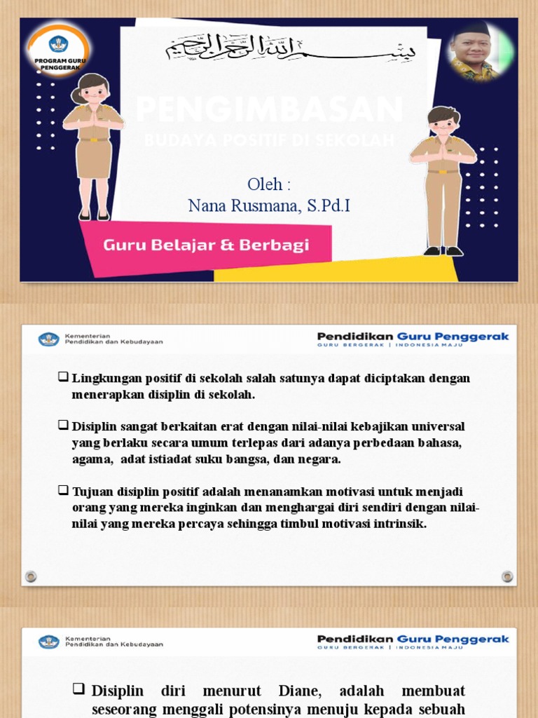 Pengimbasan Budaya Positif | PDF