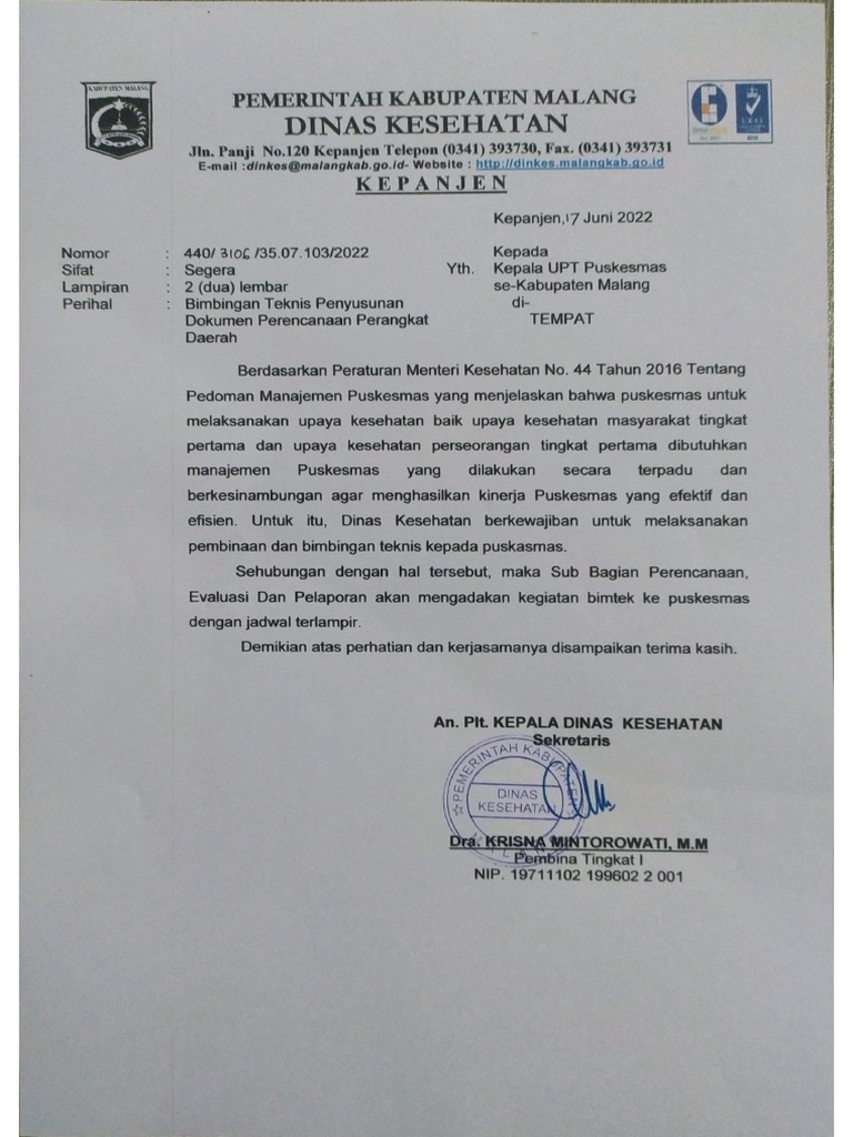 Bimbingan Teknis Penyusunan Dokumen Perencanaan Perangkat Daerah Pdf