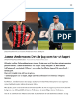 Janne Andersson: Det Är Jag Som Tar Ut Laget - SVT Sport