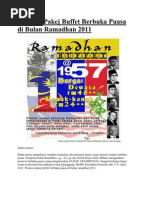 Download Promosi Pakej Buffet Berbuka Puasa Di Bulan Ramadhan 2011 by Mr Syahz SN60939004 doc pdf
