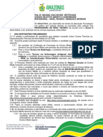 Edital 009-2022 Retificado Cursos Tecnicos Manaus e Interior