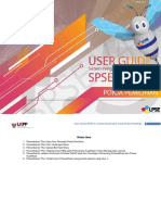 User Guide SPSE v4.5 Pokja Pemilihan - Tender Non Konstruksi (Oktober 2022)