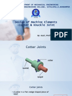 DME-Cotter and Knuckle Joint