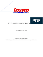 Costco FOOD SAFETY Expectations