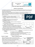 Exercice 1 (7 Points) Polymères Et Environnement