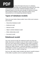 A Database Model Shows The Logical Structure of A Database