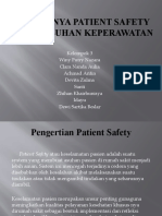 Pentingnya patient safety dalaM asuhan keperawatan