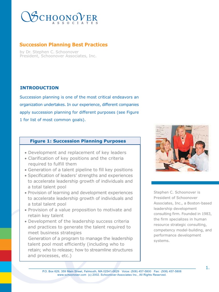 PDF Succession Planning Best Practices PDF Succession Planning