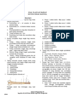 Soal Ulangan Sistem Gerak