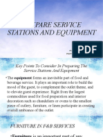 Fbs - Prepare Service Stations and Equipment (Report)
