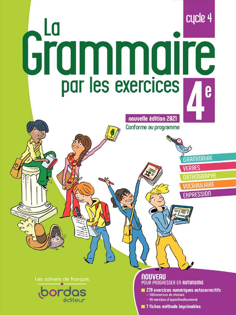 La Grammaire Par Les Exercices 4e Corrigé Pdf Gratuit