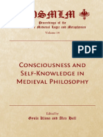 Consciousness and Self-Knowledge in Medieval Philosophy (Gyula Klima (Editor), Alex Hall (Editor) )