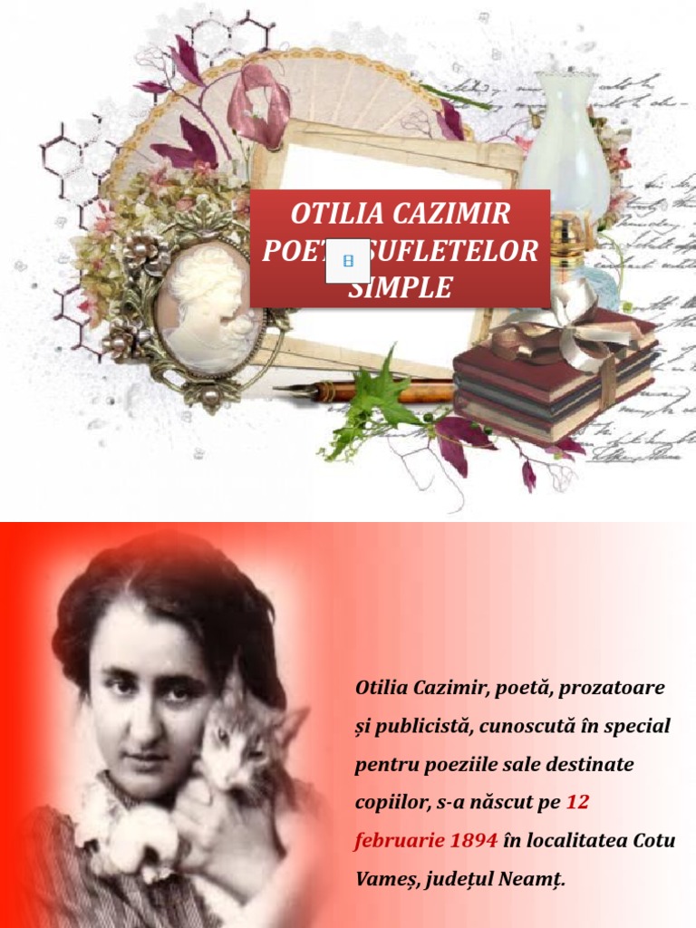 Otilia Cazimir - Poeta Sufletelor Simple | PDF