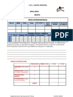 Ficha Alumno 4º Eso Santa Brigida