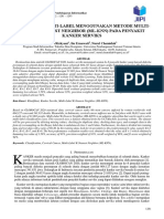 Klasifikasi Multi-Label Menggunakan Metode Multi-Label K-Nearest Neighbor (ML-KNN) Pada Penyakit Kanker Serviks