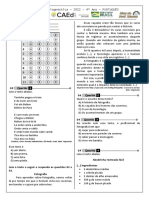 2a Prova Diagnóstica de Português analisa texto sobre fotografia