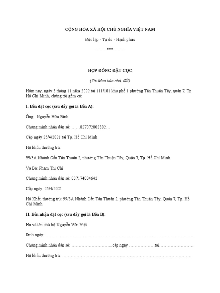 Mau hop dong dat coc mua ban nha dat pdf
