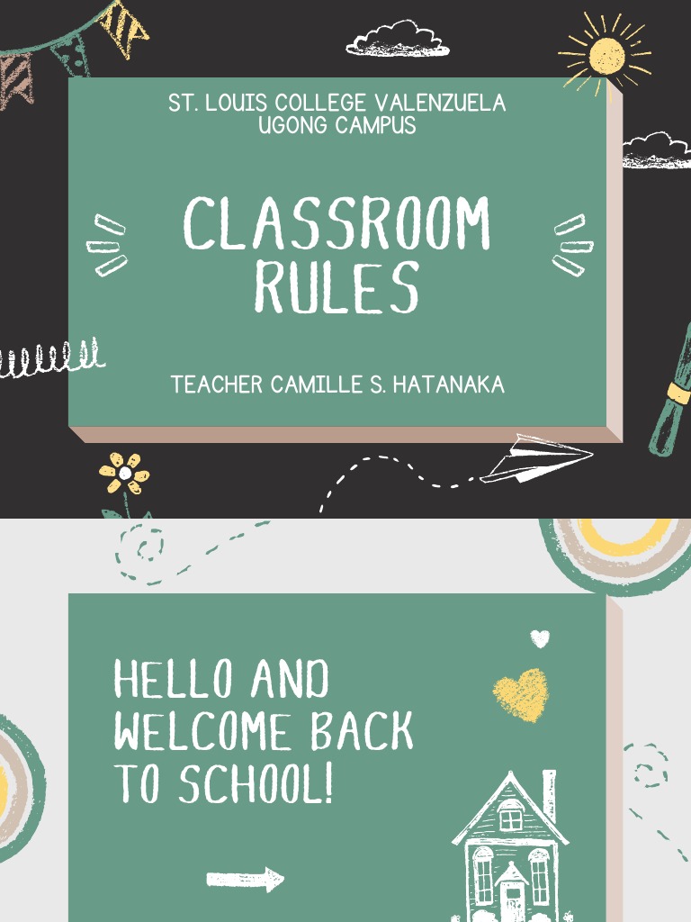 Classroom Rules for St. Louis College | PDF | Self-Improvement | Wellness