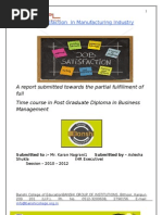 Download Job Satisfaction Project Report by shuklij SN60943629 doc pdf