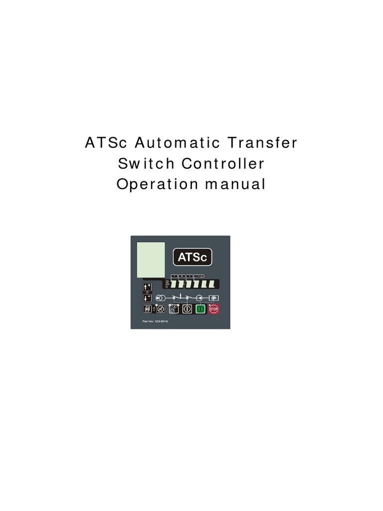 ATSc - Operators Manual20102009 | PDF