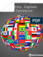 Countries Capitals Currencies