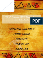 Chanakya HW: Science Class XII