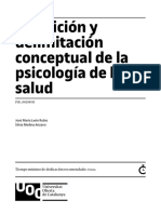 Módulo 2. Definición y Delimitación Conceptual de La Psicología de La Salud