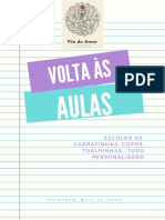 Volta Às Aulas