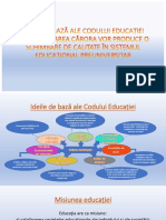 Ideile de Bază Ale Codului Educației - PROF IOANA ANTONOVICI