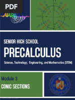 PRECALCULUS MODULE CONIC SECTIONS