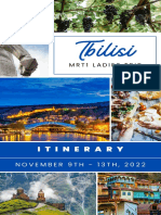 Tbilisi Ladies Trip - Itinerary 
