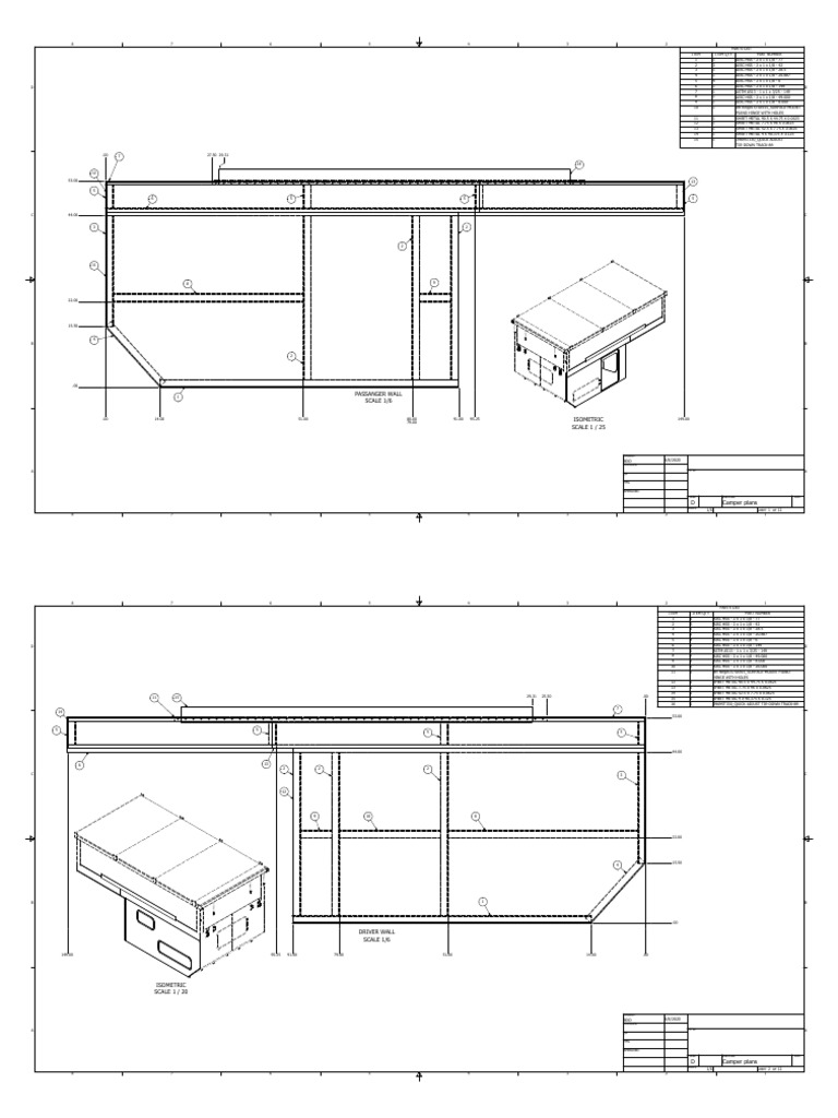 Camper Plans v1 | PDF | Mechanical Engineering | Procedural Knowledge