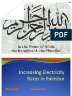 Electricity Rates in Pakistan by MIRZA MAJID ALI