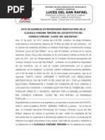 Consejo Comunal Carta de Postulacion