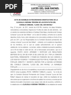 Constancia de Fe de Vida