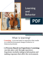 Lecture 5-Learning and Behavior