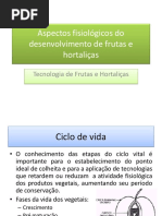 Aspectos fisiológicos do desenvolvimento de frutas e hortaliças