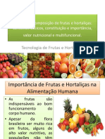 Estrutura e Composição de Frutas e Hortaliças