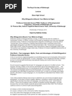 Download Why Bilingualism Boosts Your Mind at all Ages Professor Antonella Sorace FRSE by The Royal Society of Edinburgh SN60945366 doc pdf
