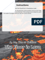 T MFL 434 A An The or Nothing. Esl b1 Articles The Floor Is Lava Ver 5