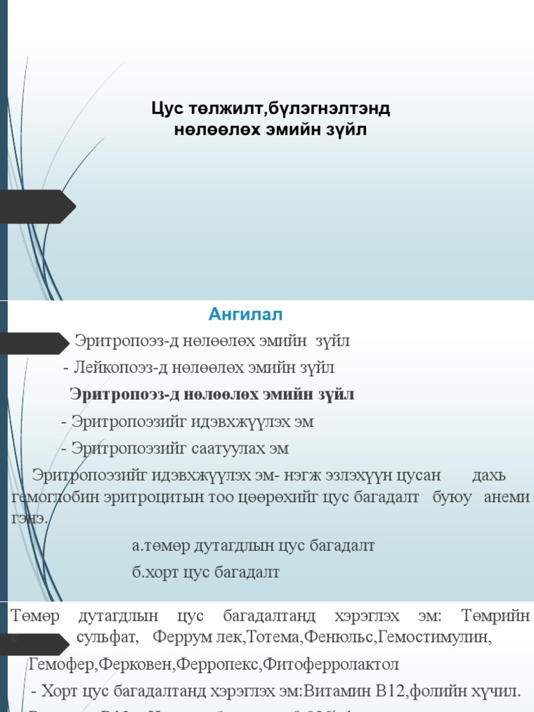 Цус төлжилт,бүлэгнэлтэнд нөлөөлөх эмийн зүйл | PDF