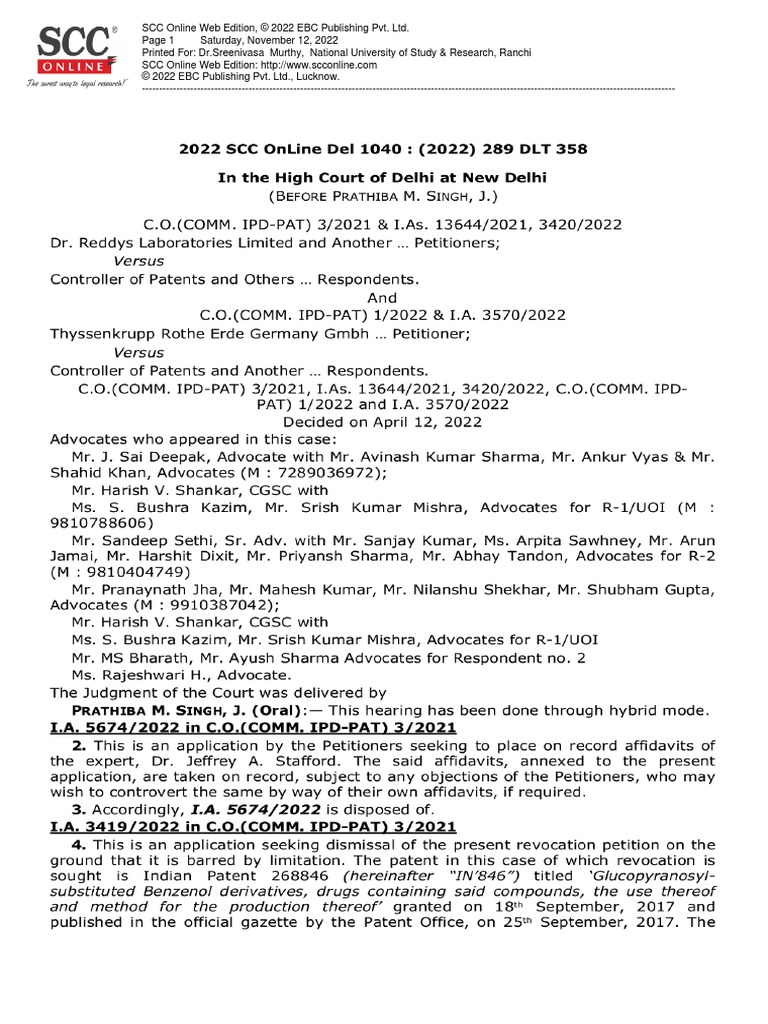 J 2022 2 hcc del 440 2022 scc online del 1040 meenigam gmailcom