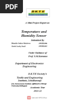 Temperature and Humidity Sensor