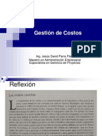 Gestión Costos PLANEACIÓN